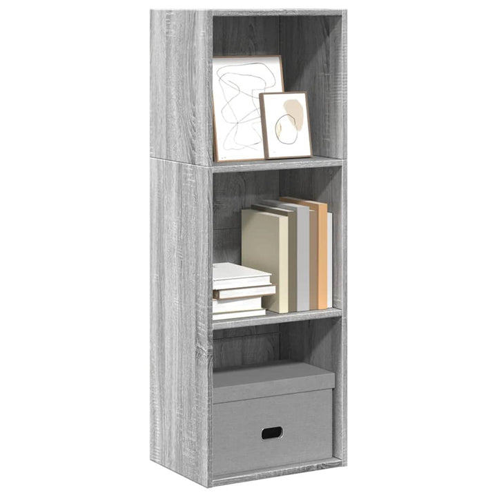 Bibliothèque 80X30X Bois D'ingénierie Sonoma Gris