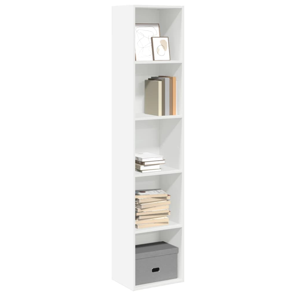 Bibliothèque 60X30X76,5 Cm Bois D'ingénierie Blanc