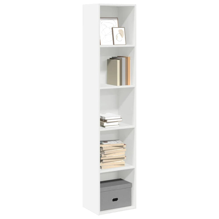 Bibliothèque 60X30X76,5 Cm Bois D'ingénierie Blanc
