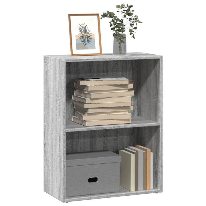 Bibliothèque 80X30X Bois D'ingénierie Sonoma Gris