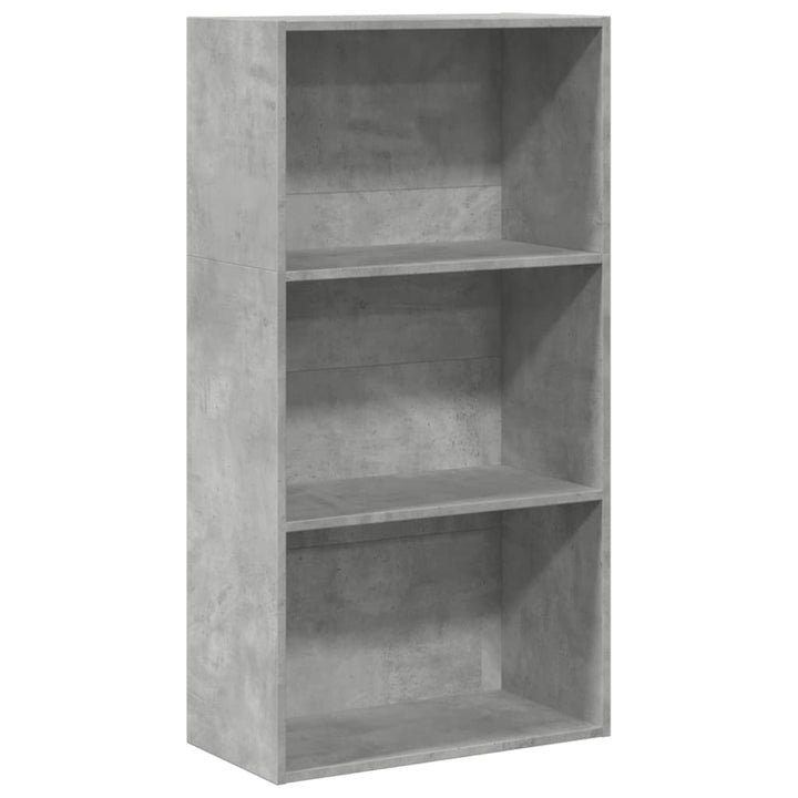 Bibliothèque 60X30X Bois D'ingénierie Gris Béton