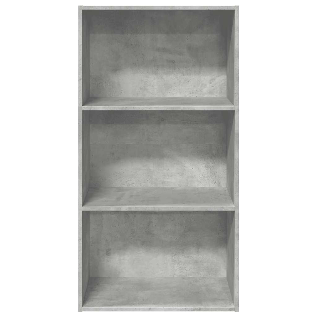 Bibliothèque 60X30X Bois D'ingénierie Gris Béton