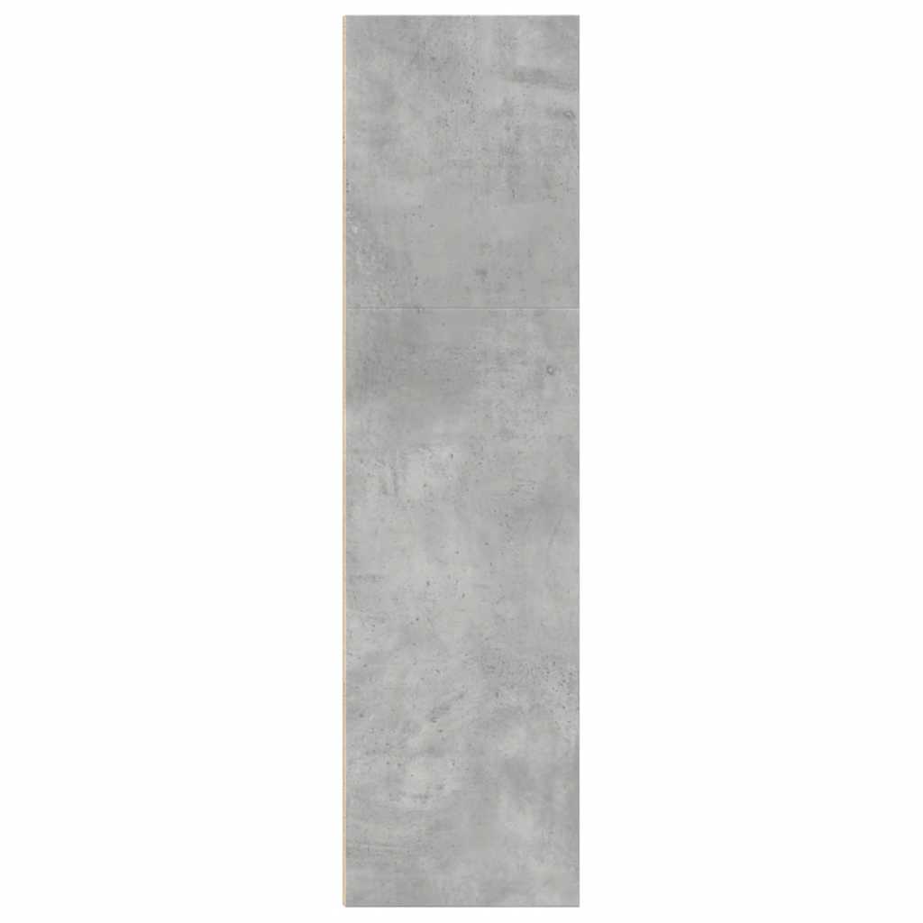 Bibliothèque 60X30X Bois D'ingénierie Gris Béton