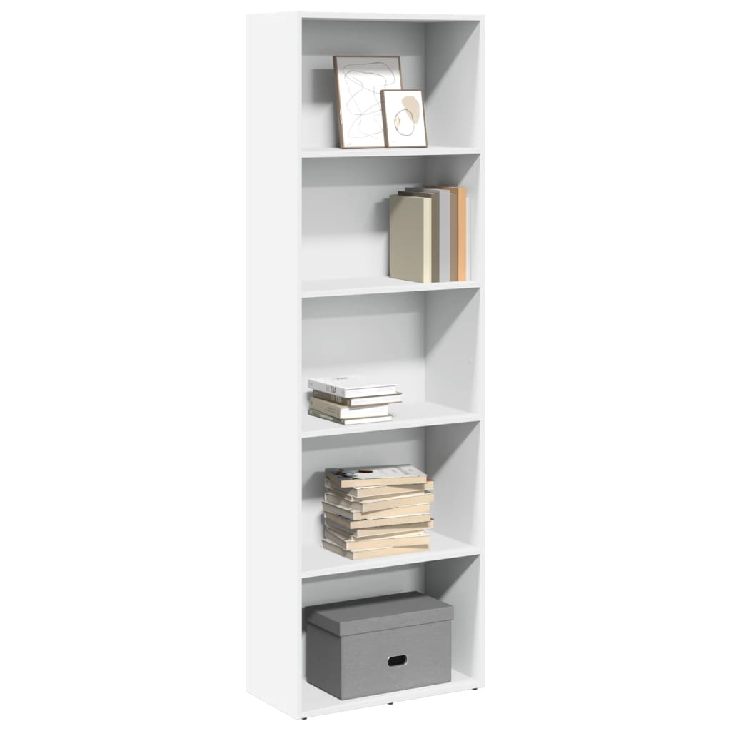 Bibliothèque 60X30X76,5 Cm Bois D'ingénierie Blanc
