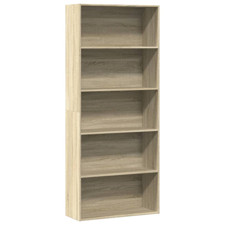 Bibliothèque 80X30X Bois D'ingénierie Chêne Sonoma