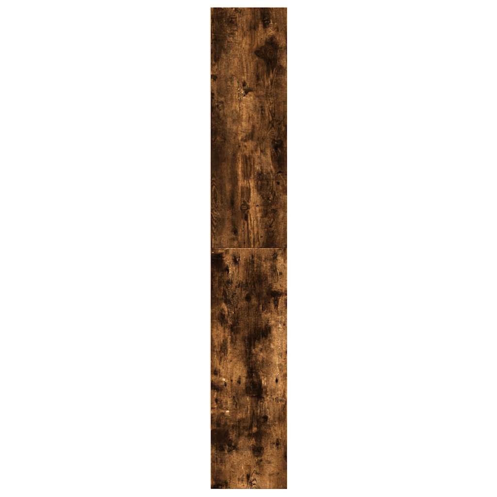 Bibliothèque 80X30X Bois D'ingénierie Chêne Fumé