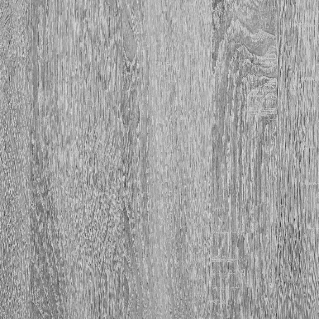 Bibliothèque 80X30X Bois D'ingénierie Sonoma Gris