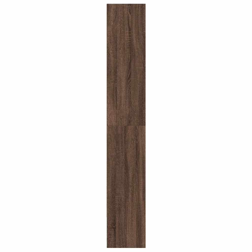 Bibliothèque 80X30X Bois D'ingénierie Chêne Marron