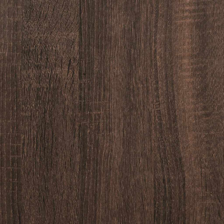 Bibliothèque 80X30X Bois D'ingénierie Chêne Marron
