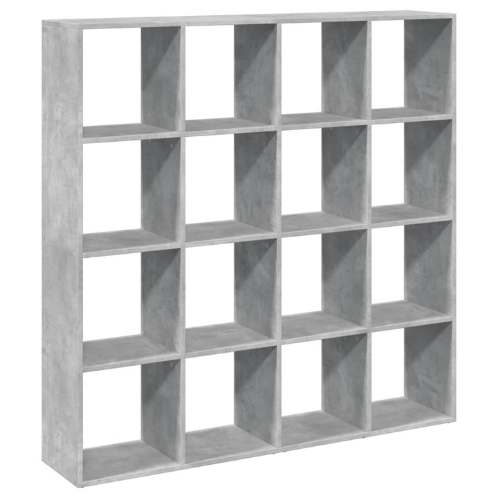 Bibliothèque 137,5X29X137,5 Cm Bois D'ingénierie Gris Béton