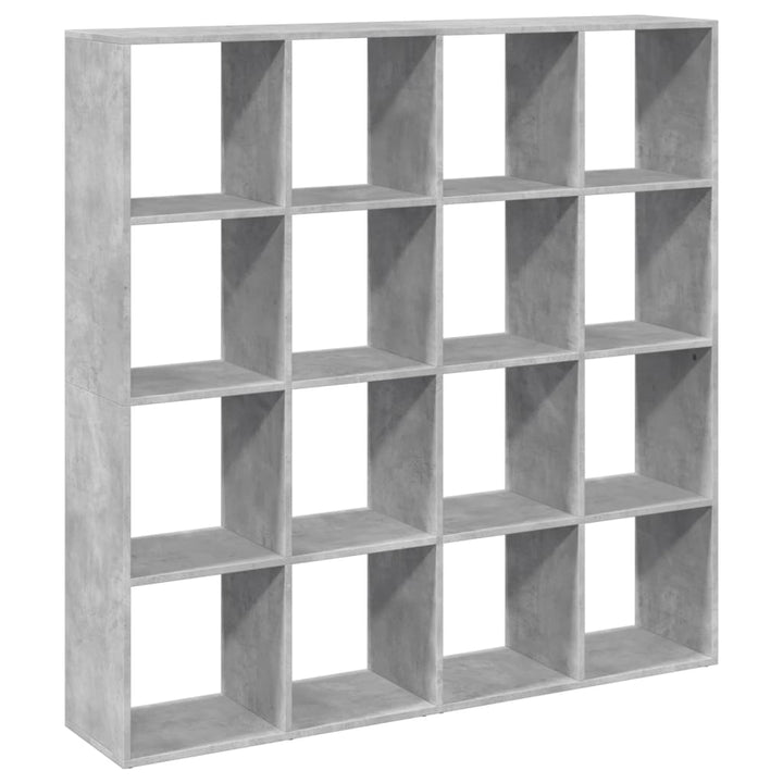Bibliothèque 137,5X29X137,5 Cm Bois D'ingénierie Gris Béton