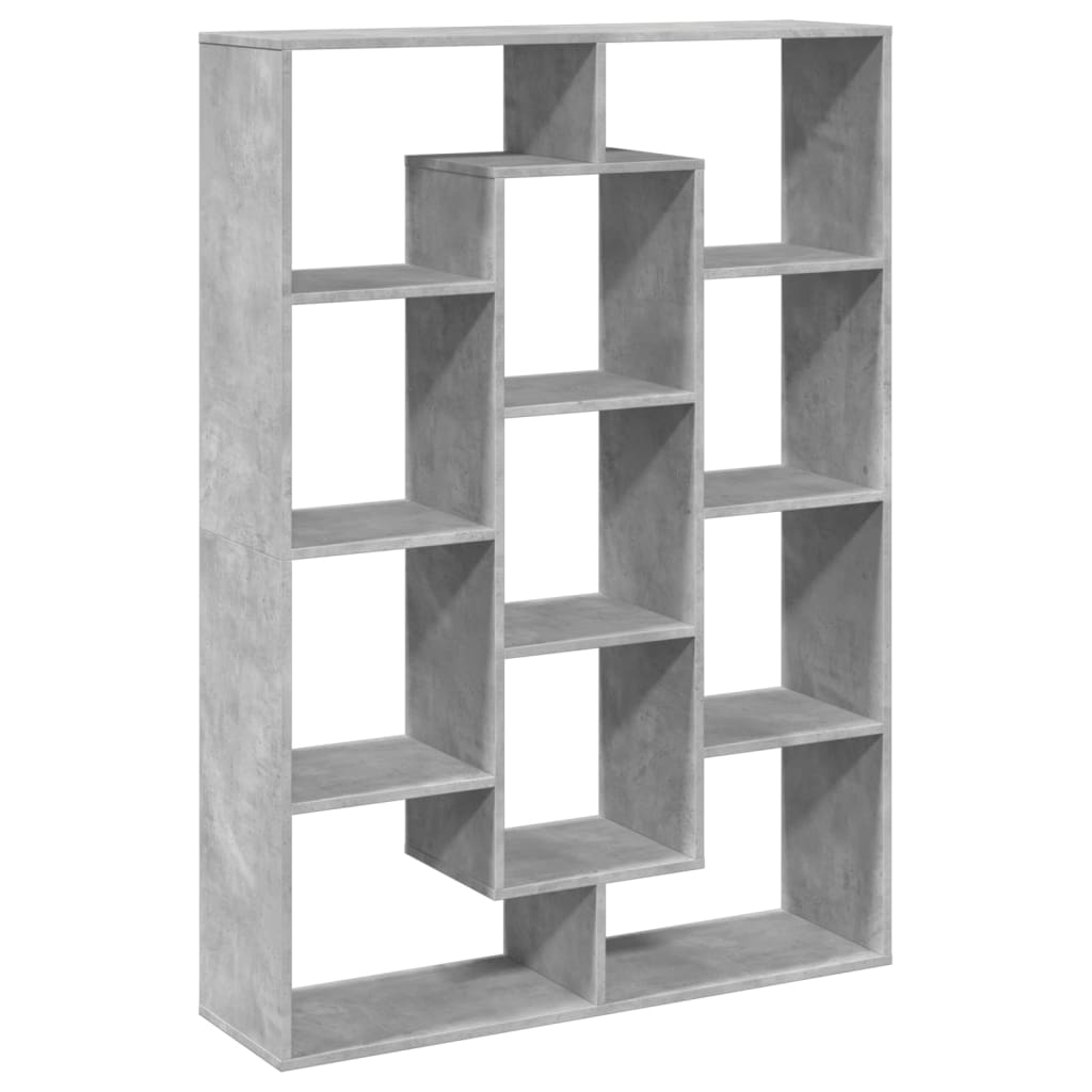 Bibliothèque 102X29X Bois D'ingénierie Gris Béton