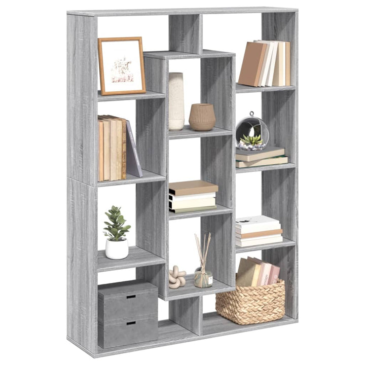 Bibliothèque 102X29X Bois D'ingénierie Sonoma Gris