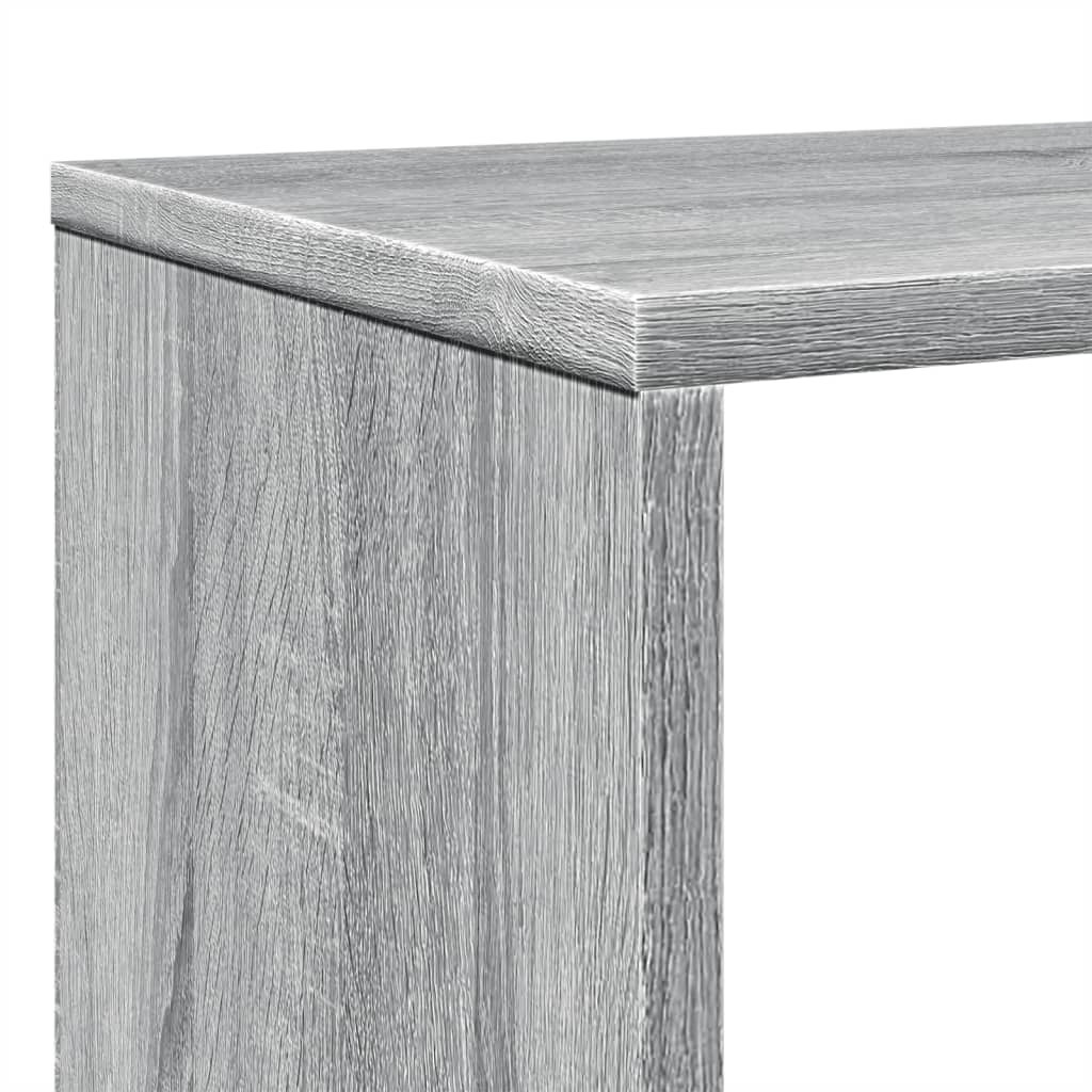 Bibliothèque 102X29X Bois D'ingénierie Sonoma Gris