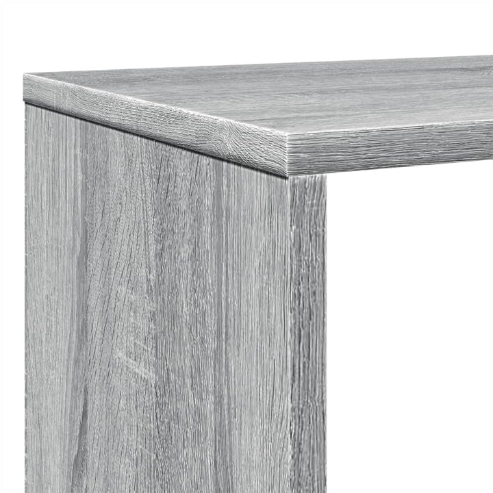 Bibliothèque 102X29X Bois D'ingénierie Sonoma Gris