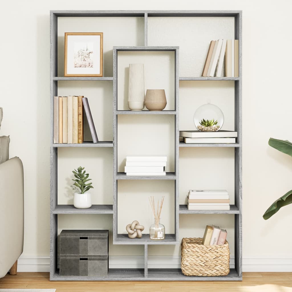 Bibliothèque 102X29X Bois D'ingénierie Sonoma Gris
