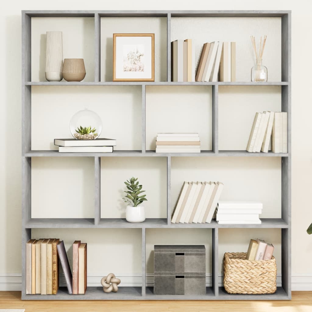 Bibliothèque 102X29X Bois D'ingénierie Gris Béton