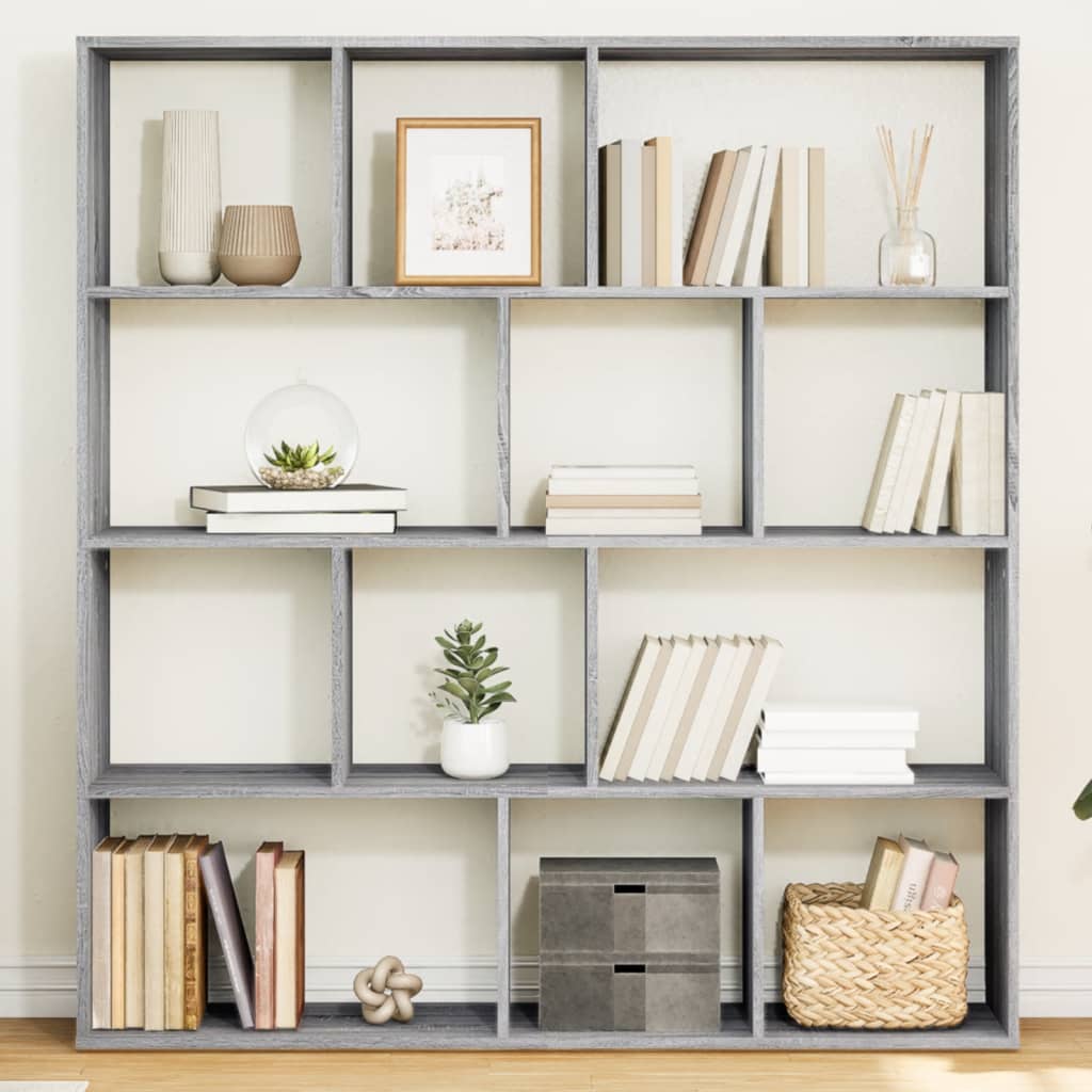 Bibliothèque 102X29X Bois D'ingénierie Sonoma Gris