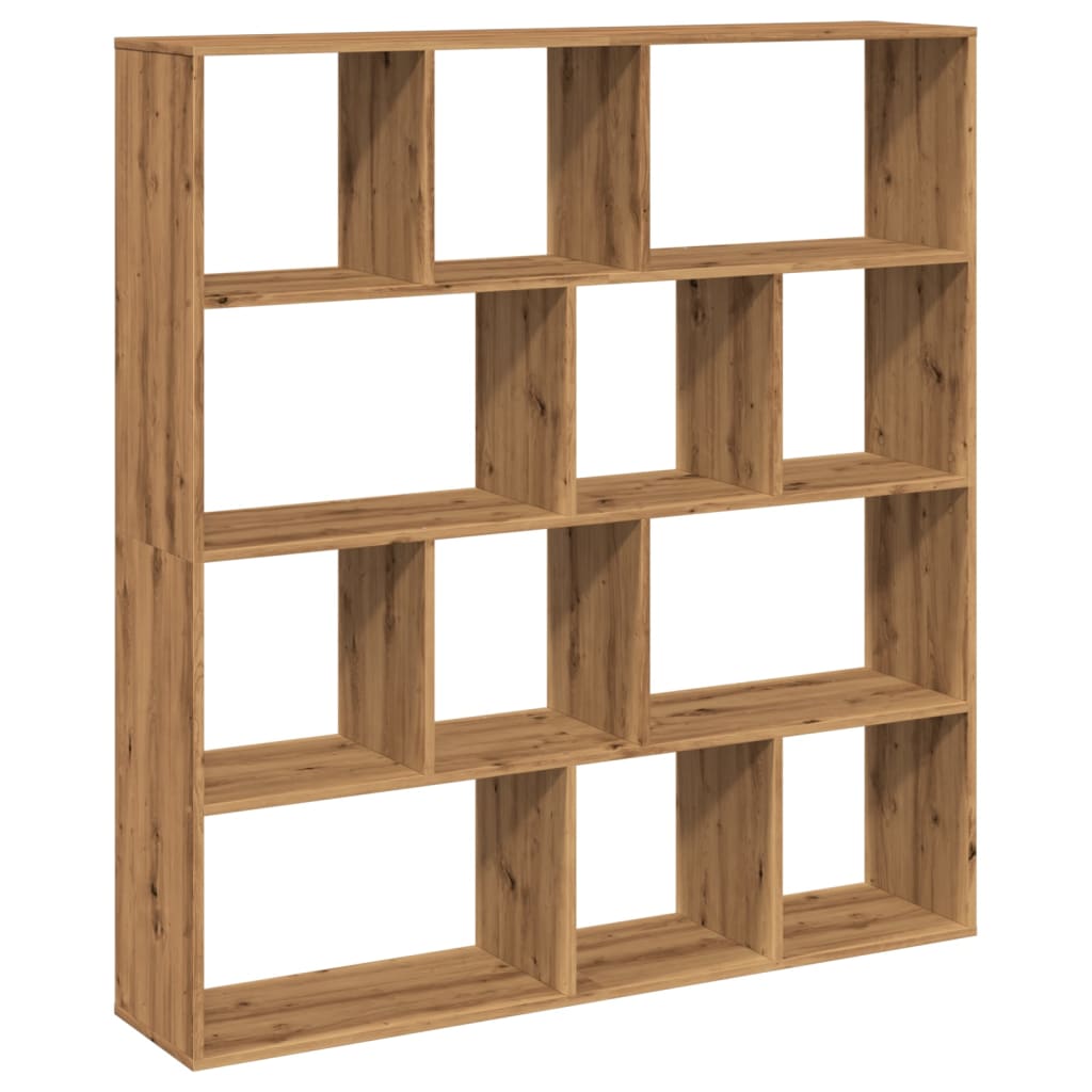 Bibliothèque Chêne Artisanal 132X29X141,5 Cm Bois D'ingénierie Artisian Oak