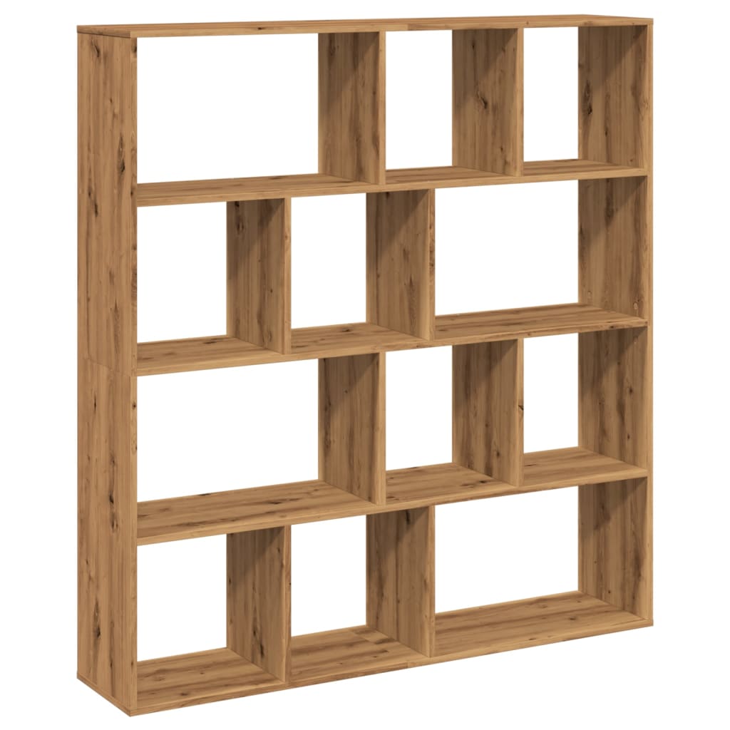 Bibliothèque Chêne Artisanal 132X29X141,5 Cm Bois D'ingénierie Artisian Oak