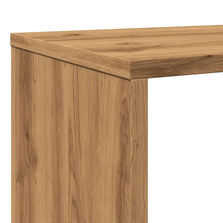 Bibliothèque Chêne Artisanal 132X29X141,5 Cm Bois D'ingénierie Artisian Oak