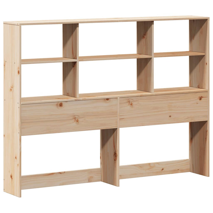 Lit Bibliothèque Sans Matelas Bois De Pin Massif