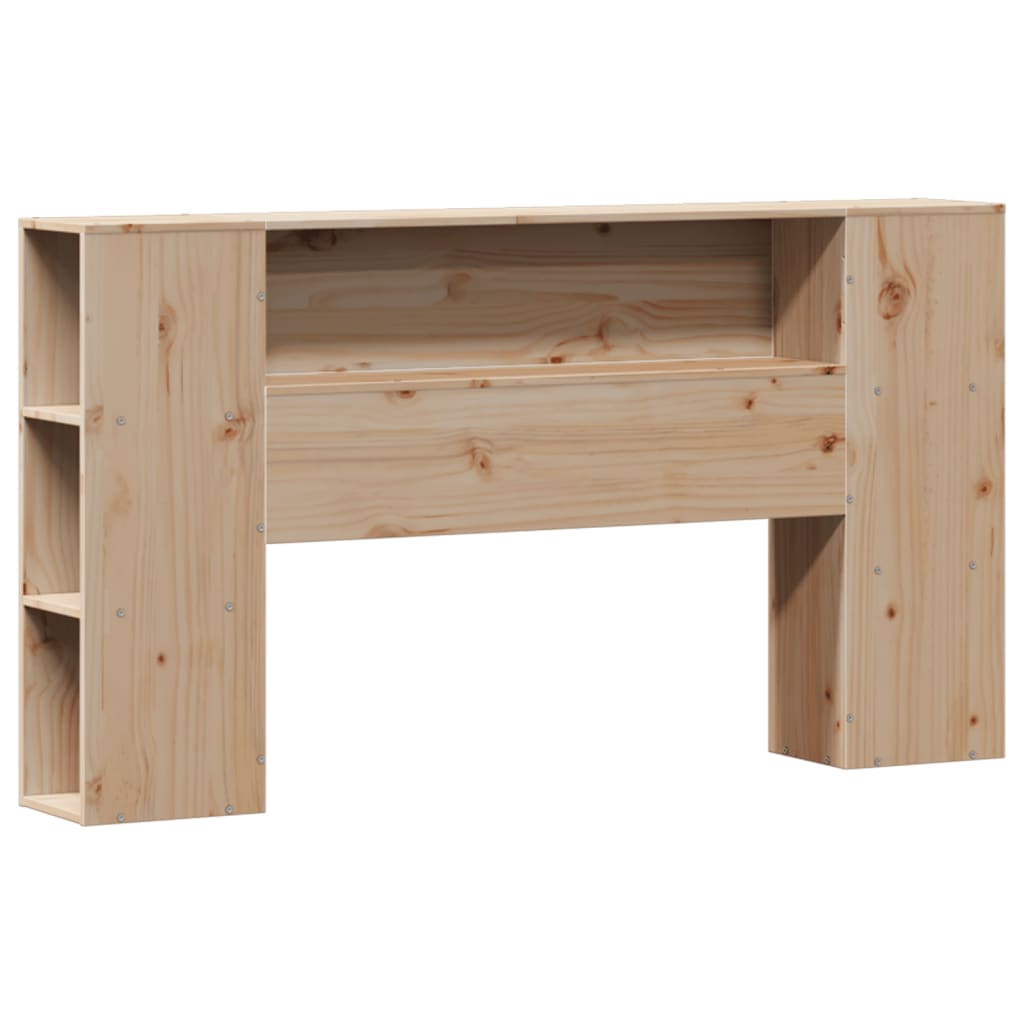 Lit Bibliothèque Sans Matelas Bois De Pin Massif