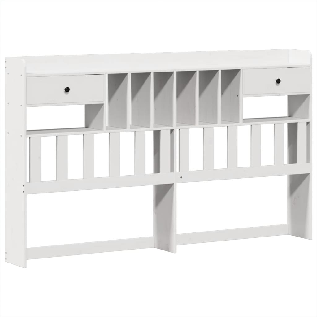 Lit Bibliothèque Sans Matelas Bois Pin Massif