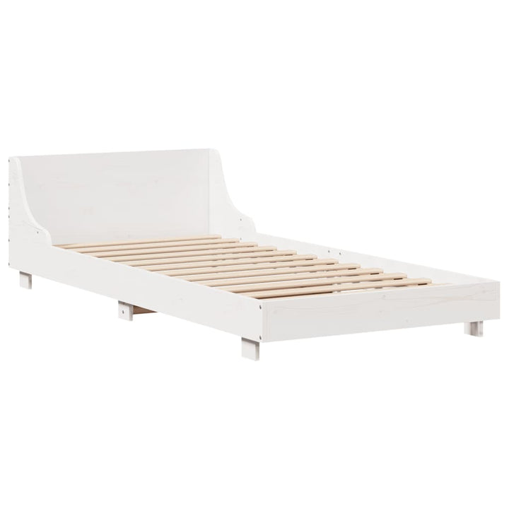 Cadre De Lit Sans Matelas Bois De Pin Massif