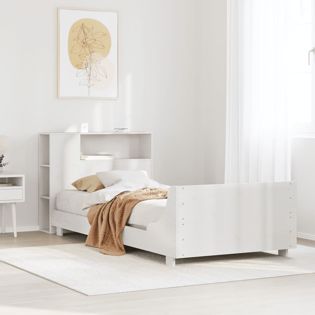 Cadre De Lit Sans Matelas Bois De Pin Massif