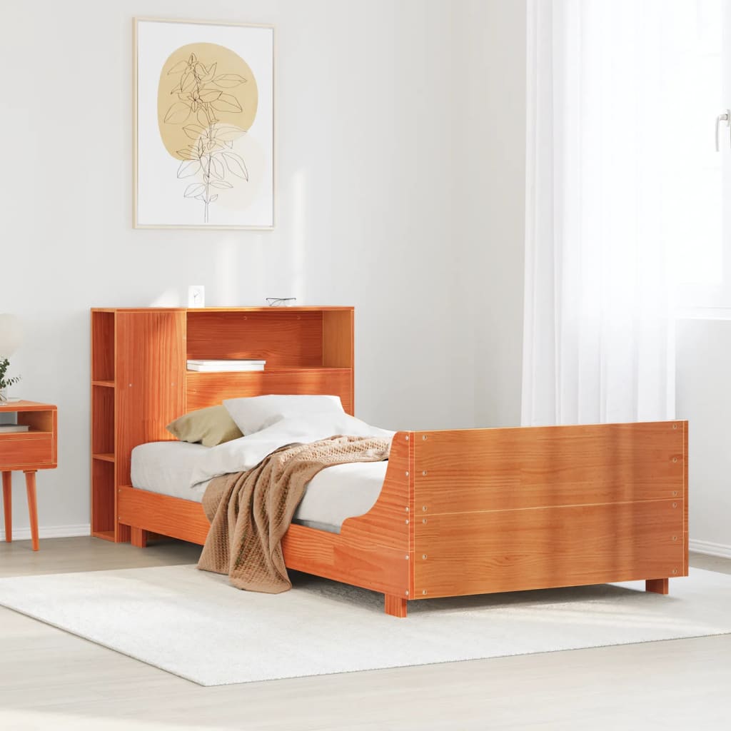 Cadre De Lit Sans Matelas Bois De Pin Massif