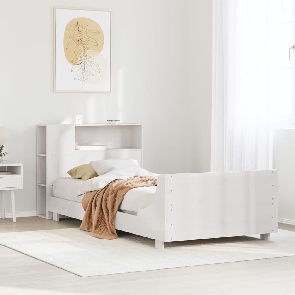 Cadre De Lit Sans Matelas Bois De Pin Massif