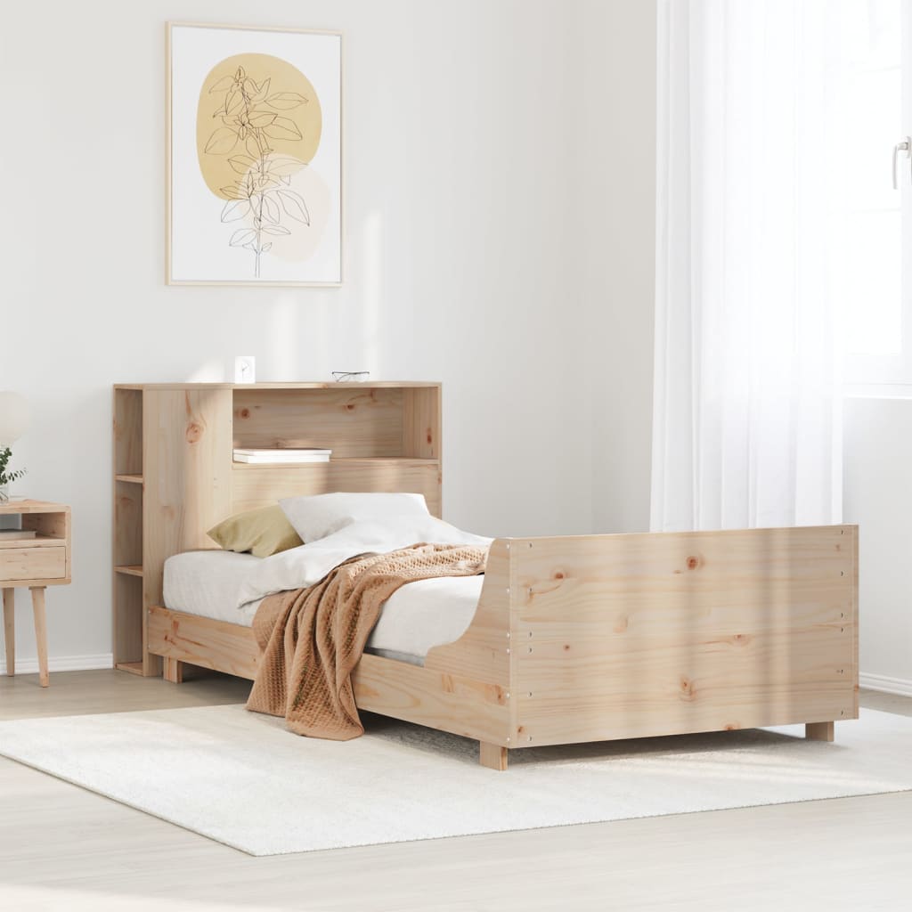 Cadre De Lit Sans Matelas Bois De Pin Massif