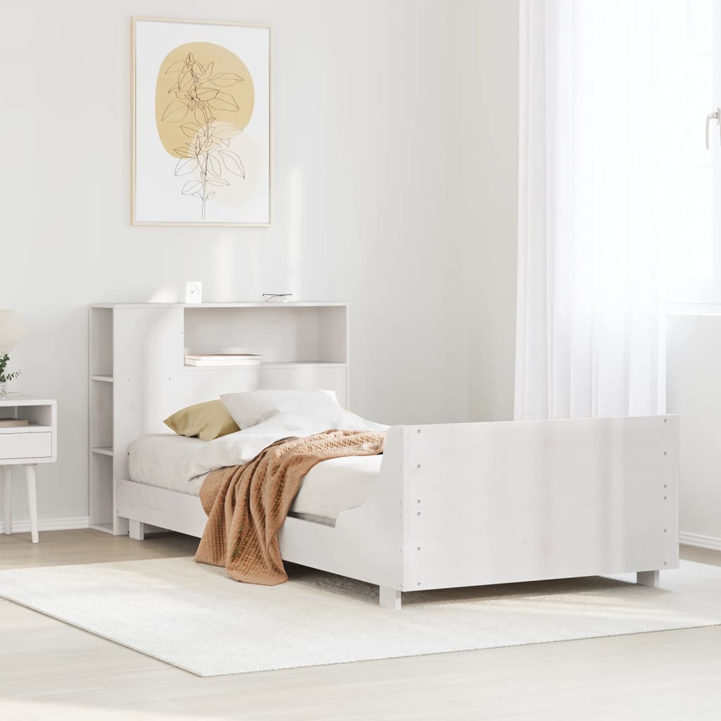 Cadre De Lit Sans Matelas Bois De Pin Massif