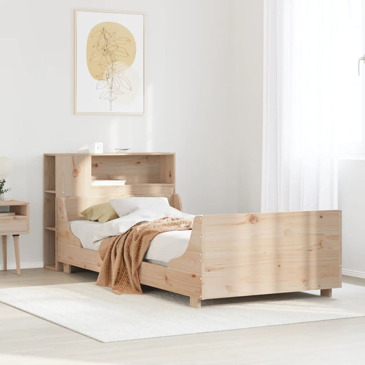 Cadre De Lit Sans Matelas Bois De Pin Massif
