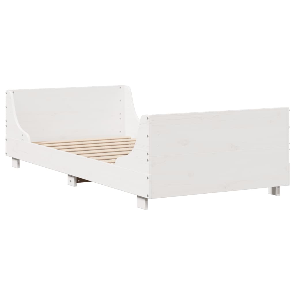 Cadre De Lit Sans Matelas Bois De Pin Massif