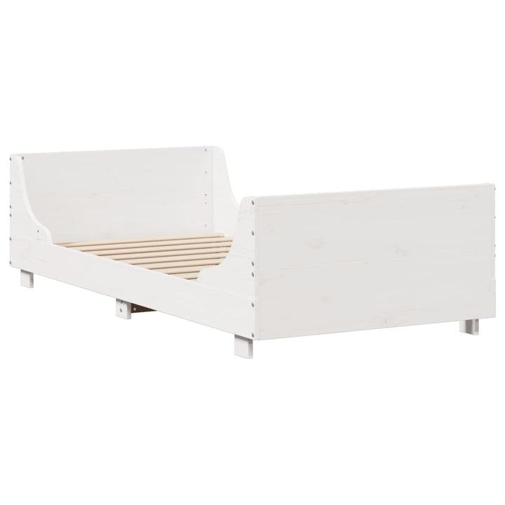 Cadre De Lit Sans Matelas Bois De Pin Massif