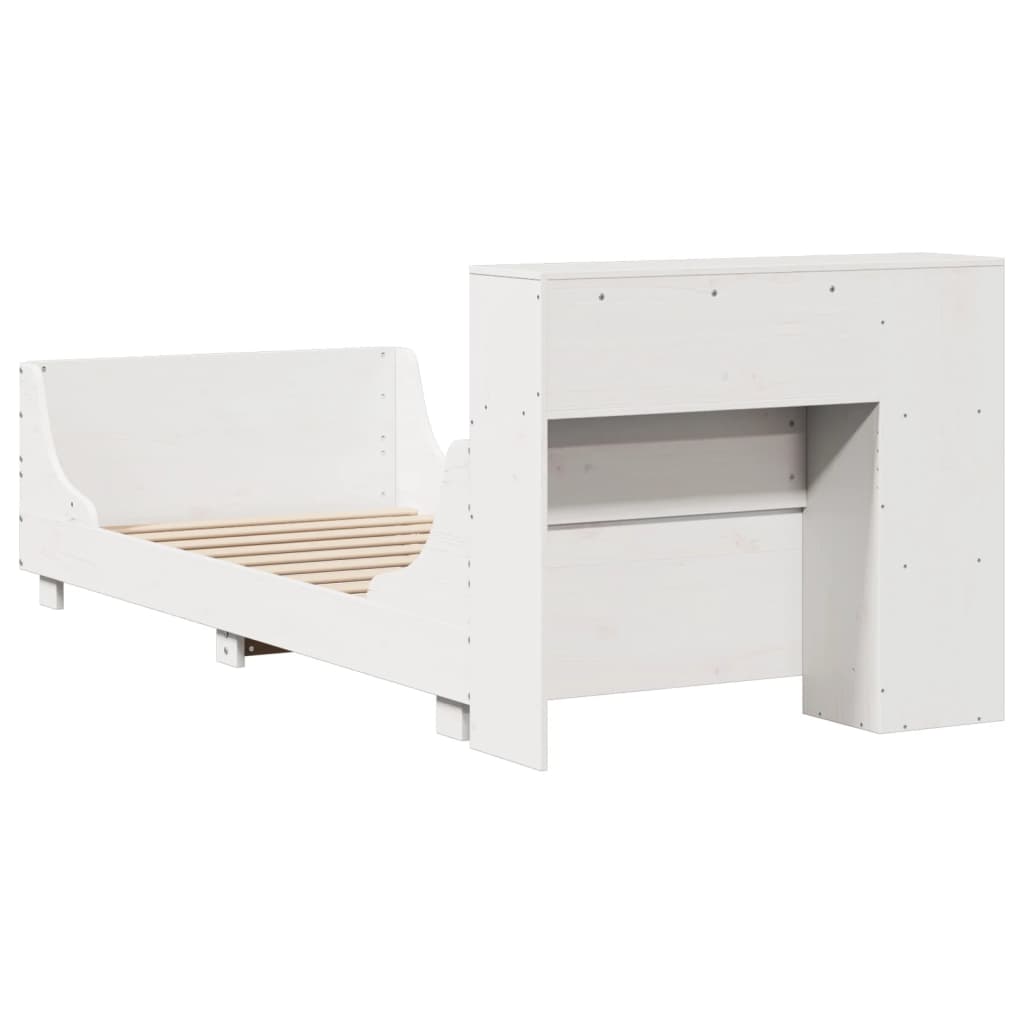 Cadre De Lit Sans Matelas Bois De Pin Massif