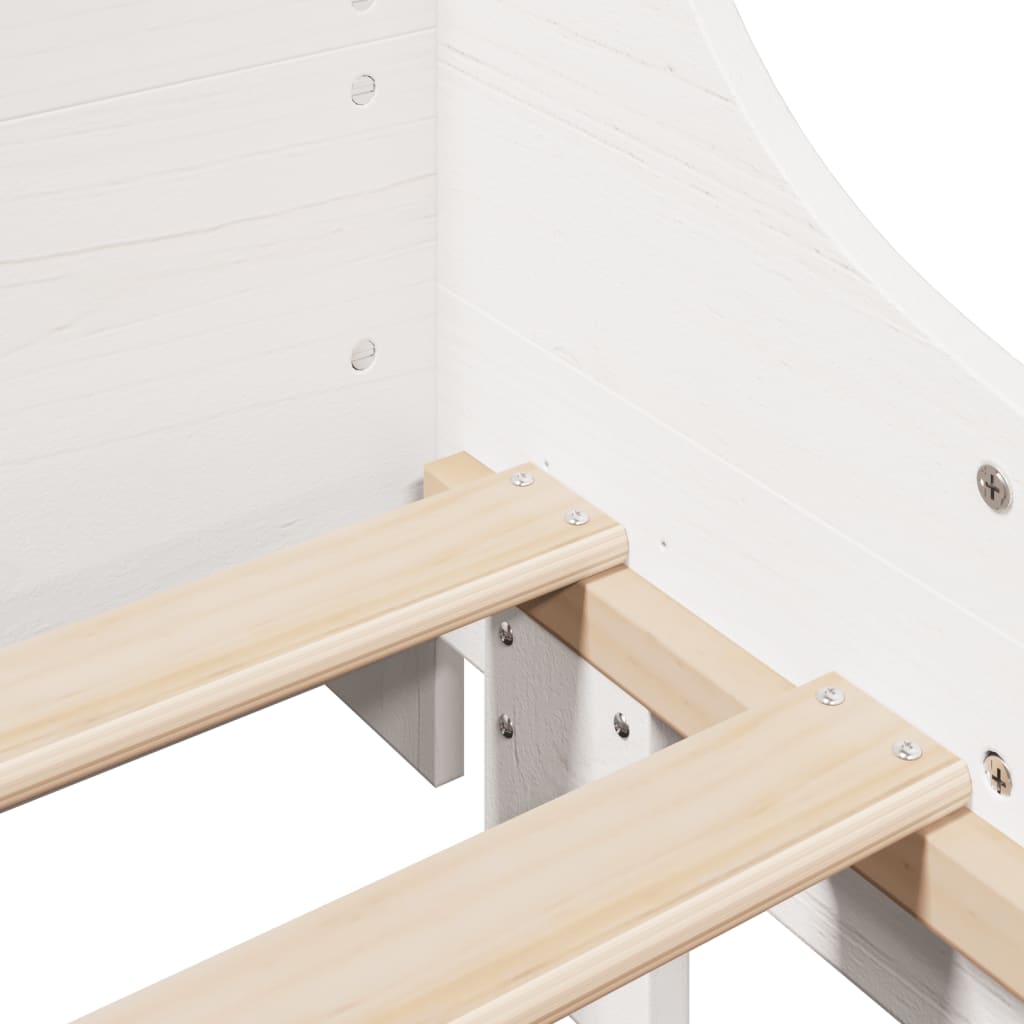 Cadre De Lit Sans Matelas Bois De Pin Massif
