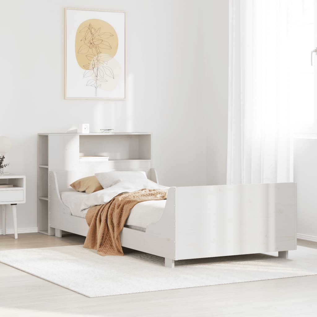 Cadre De Lit Sans Matelas Bois De Pin Massif