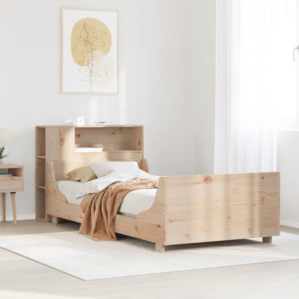 Cadre De Lit Sans Matelas Bois De Pin Massif