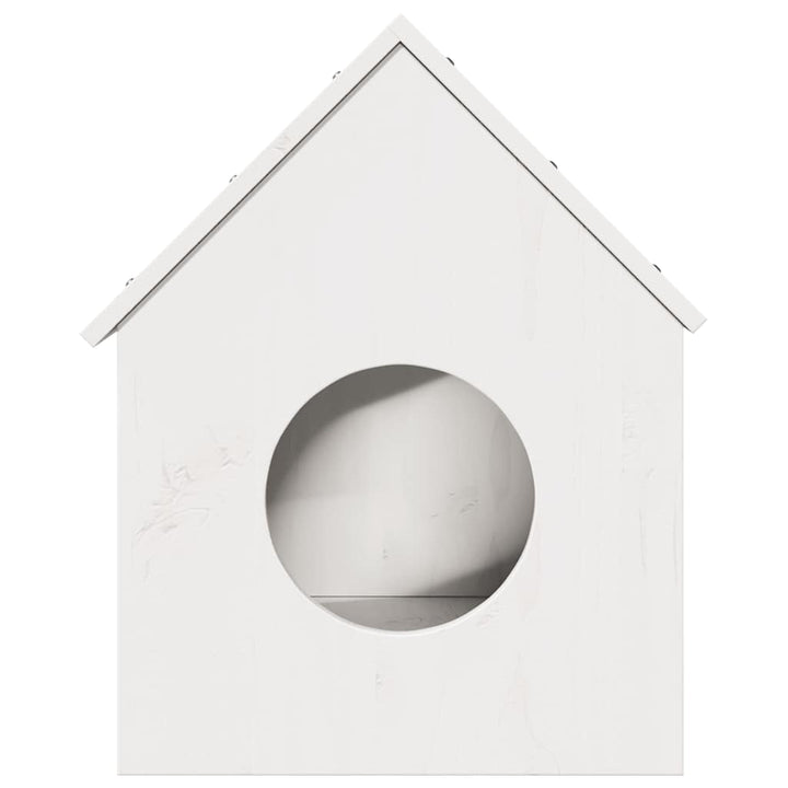 Maison Pour Chat 41X50X50 Cm Bois De Pin Massif