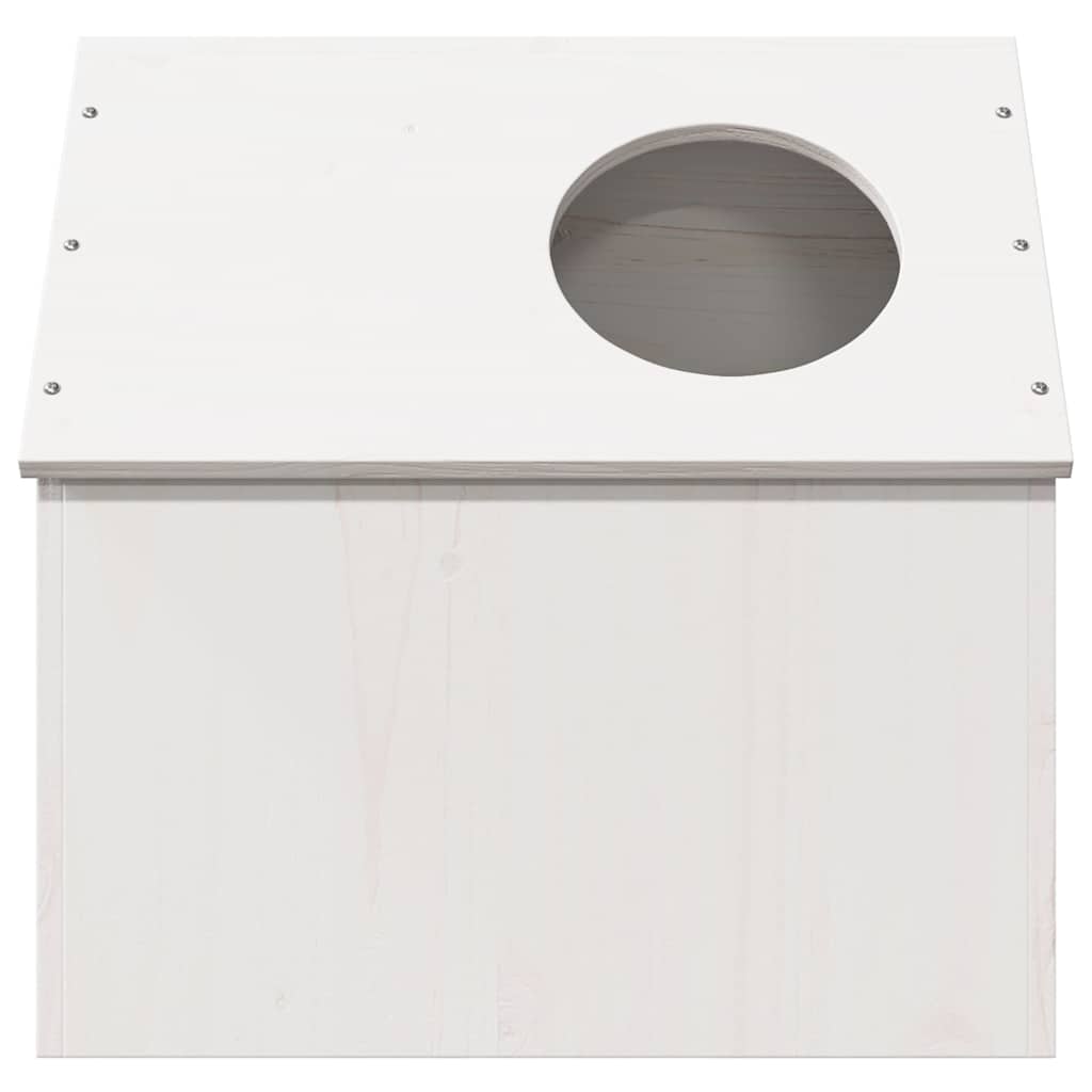Maison Pour Chat 41X50X50 Cm Bois De Pin Massif