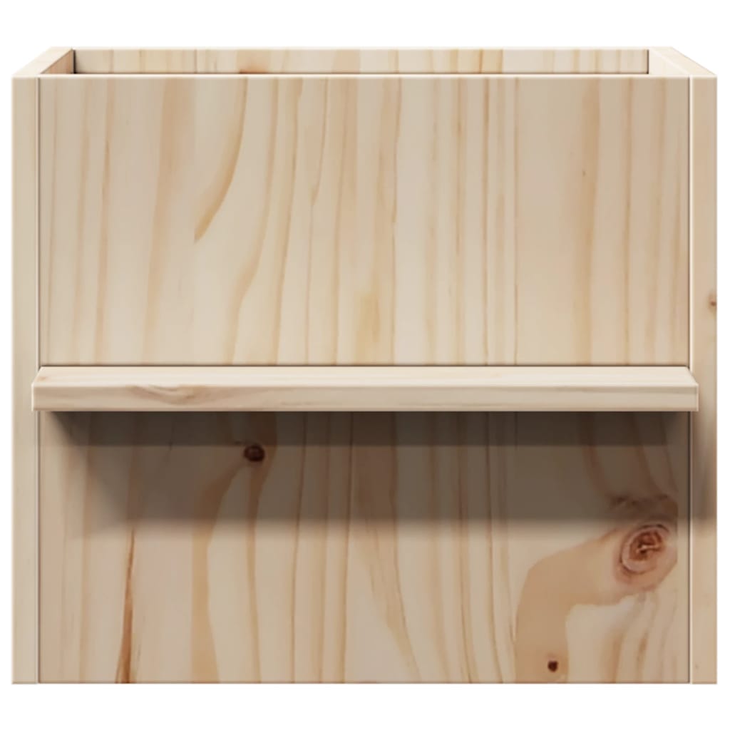 Maison Pour Chat 51X35X30 Cm Bois De Pin Massif