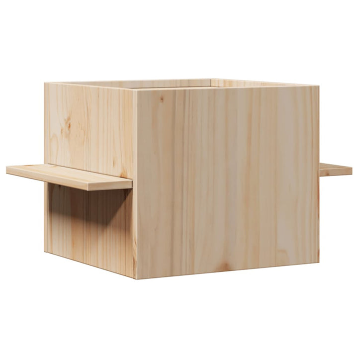 Maison Pour Chat 51X35X30 Cm Bois De Pin Massif