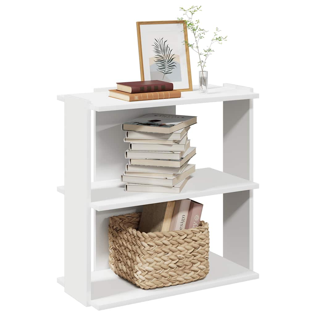 Bibliothèque 3 Niveaux 60X30X120Cm Bois D'ingénierie