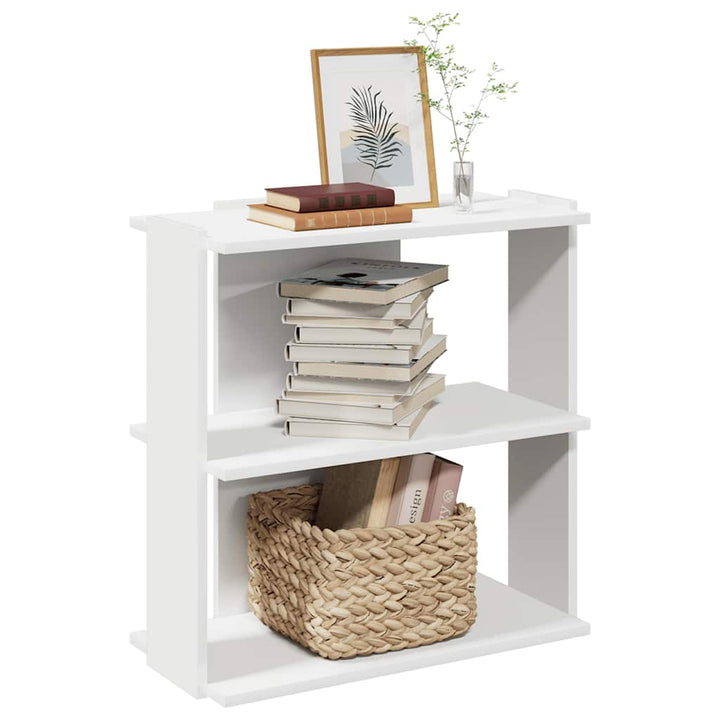 Bibliothèque 3 Niveaux 60X30X120Cm Bois D'ingénierie