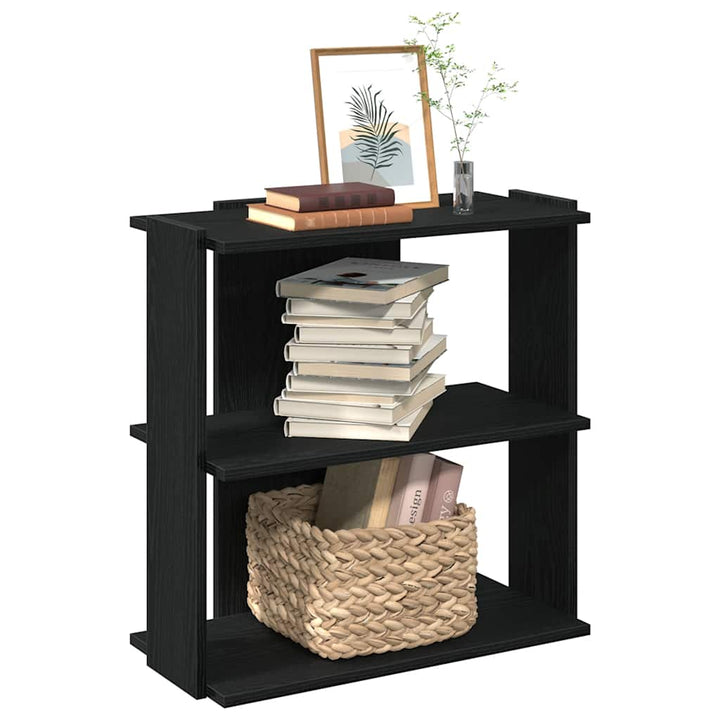 Bibliothèque 3 Niveaux 60X30X120Cm Bois D'ingénierie