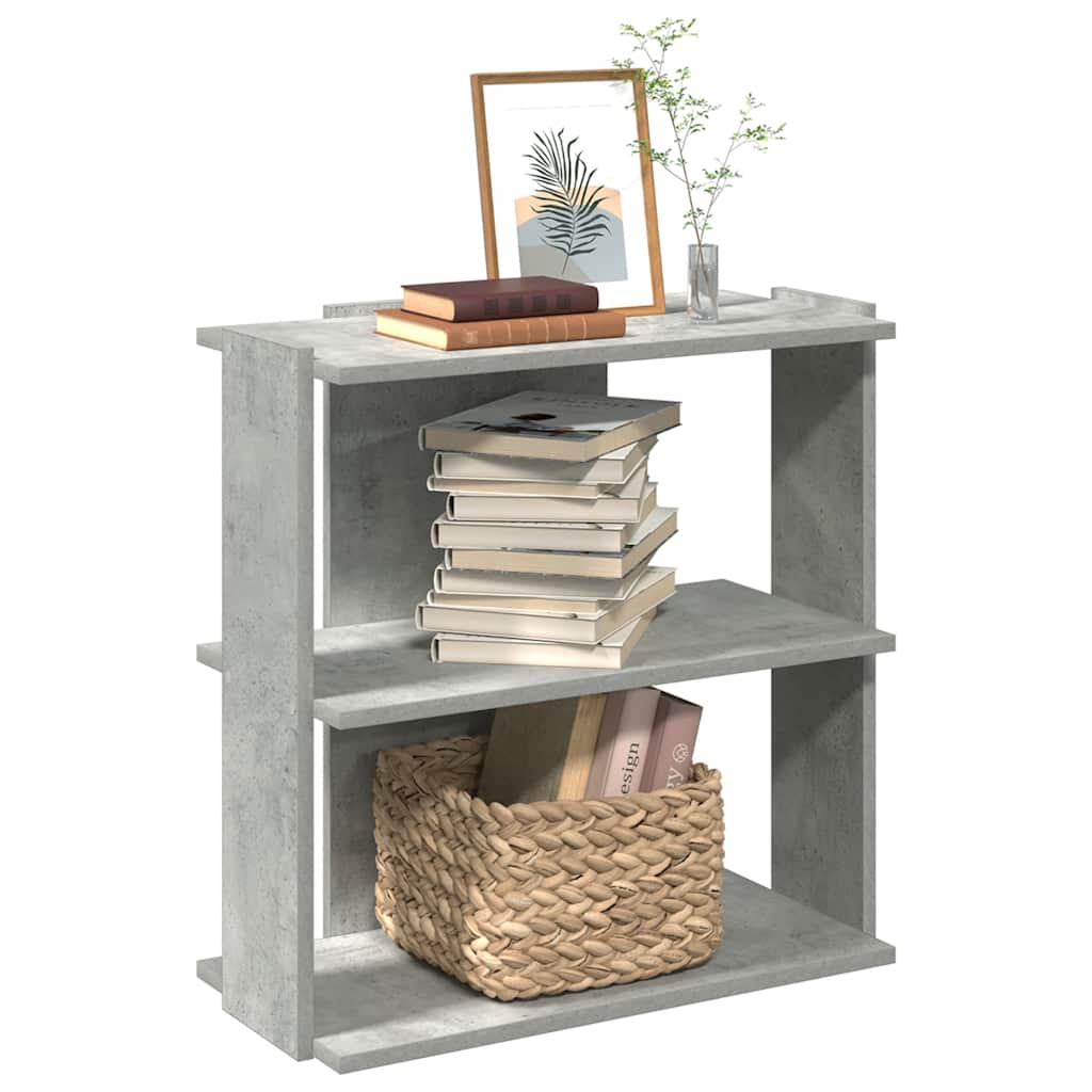 Bibliothèque 3 Niveaux 60X30X120Cm Bois D'ingénierie