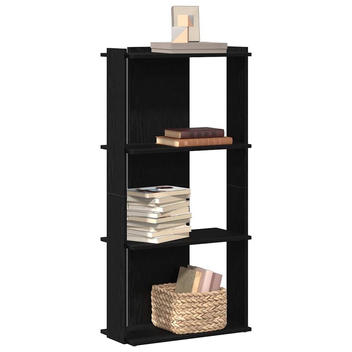 Bibliothèque 3 Niveaux 60X30X120Cm Bois D'ingénierie